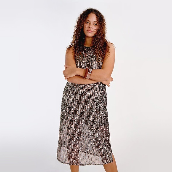 Corey Lynn Calter | Sequined Swing Dress | NWT - Picture 3 of 6